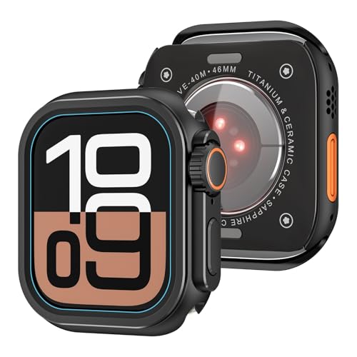 Cadre de protection Apple Watch 46mm en alliage CZKE : le boîtier métallique antichoc élégant