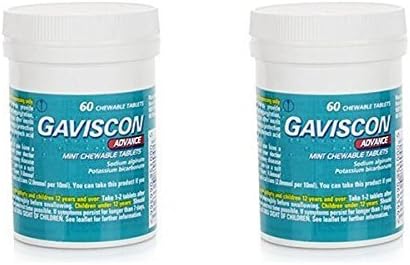 Gaviscon Advance Chewable Tablets Mint - Pack of 2 by Gaviscon