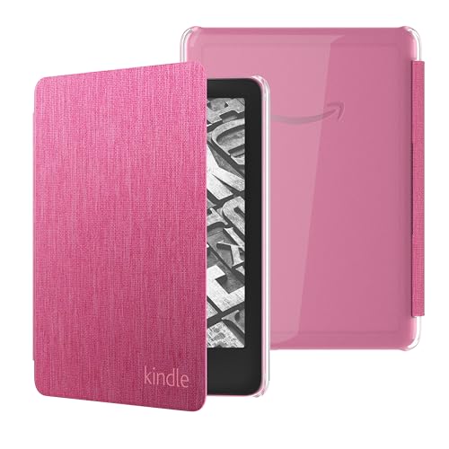 Nueva funda de tela con parte trasera transparente para el Kindle Paperwhite (modelo del 2024) y el Kindle Colorsoft Signature Edition