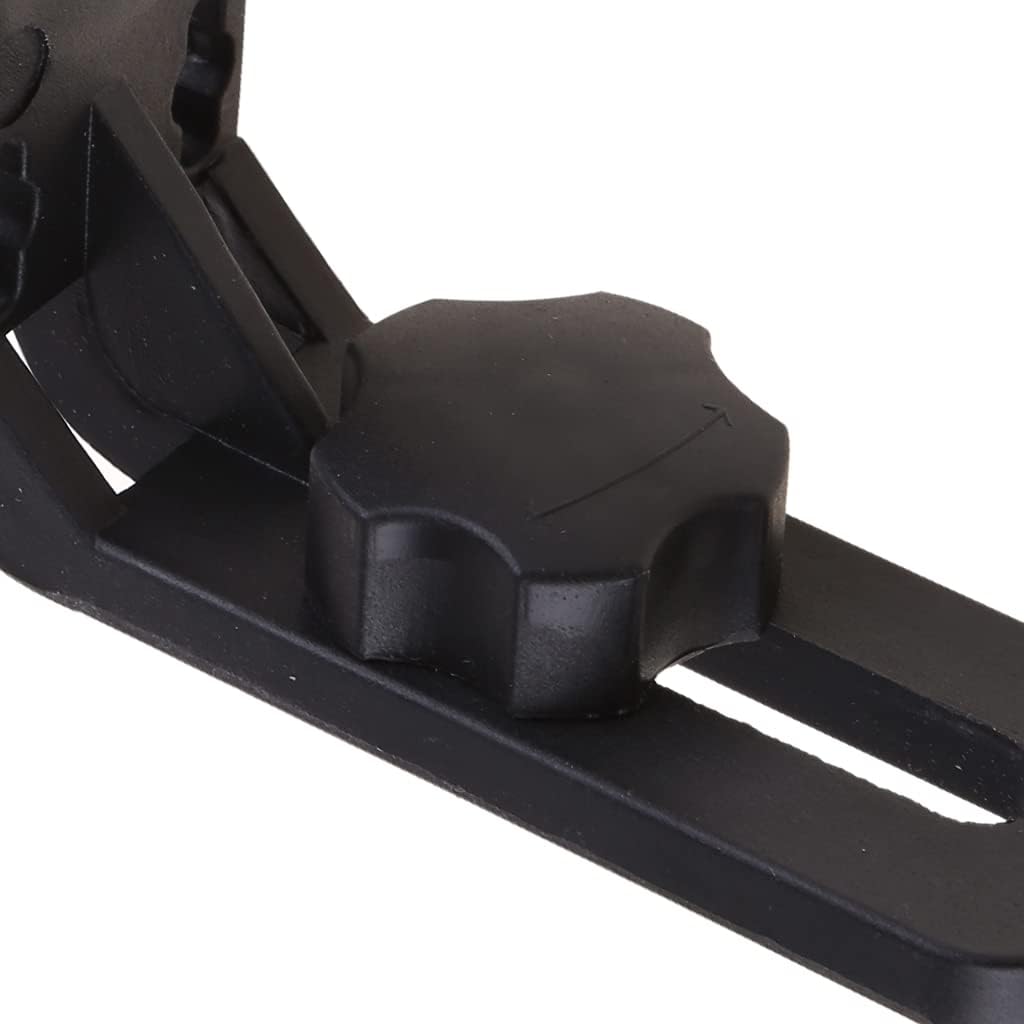 Universal Magnetic L-Bracket for Laser Level - 1/4" Thread Wall Mount Adapter - Multi-Functional L-Shape Holder Stand with Strong Magnets & Hanging Hole for Construction Line Lasers (Black)