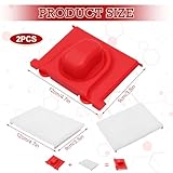 2 Pcs Paint Edger Tool,with 2Pcs Replacement Pad Refills,Paint Edging Tool for Walls,for Walls and Ceilings for Edge Trimmer Tools - Image 2