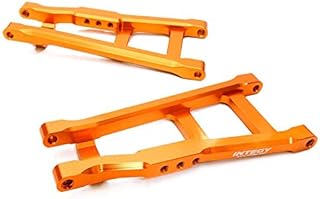 Integy RC Model C27080ORANGE Billet Machined Rear Lower Arms for Traxxas 1/10 Rustler 2WD & Stampede 2WD