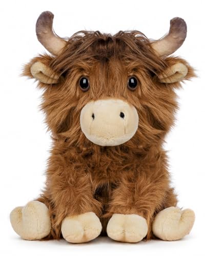 Big Teeth Highland Cow Golf Headcover for Woods and Drivers