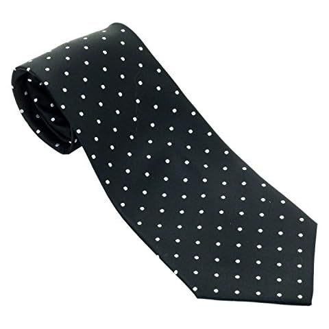 Masonic 100% Silk Woven Tie - Rose Croix Tie with White Spots Cover