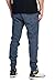 PROGO USA Men's Joggers Sweatpants Basic Fleece Marled Jogger Pant Elastic Waist (X-Small, Marled Navy)
