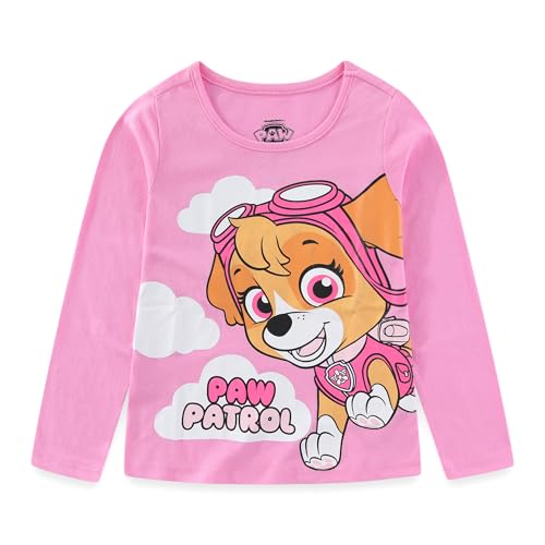 PAW PATROL Nickelodeon Everest and Skye Girls 3 Pack Long Sleeve Shirts2
