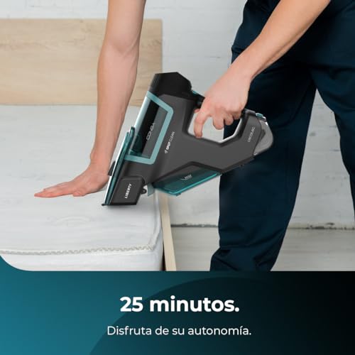 Cecotec Aspirador de Tapicerias de Mano Conga Hand Carpet&Spot Clean 2500. 50W, 3 en 1: Pulveriza, Limpia y aspira, Líquidos y Sólidos, 2 Depósitos de 350ml de Agua Sucia y Limpia, Autonomía 25min