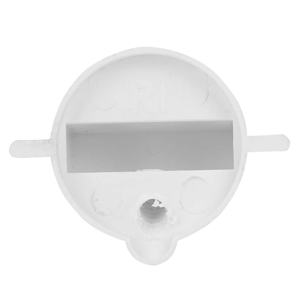 Ymiko Surf Fin Adapter Kit, Plastic Surfboard Ther Fins Set with 6pcs Surfboard Key for (White)