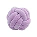 Knot Ball Pillow, Creative Knot Ball Cushion Sofá Silla Respaldo Cojín Throw Pillow para Home Bed Room Office Sofa Decoration (Purple)