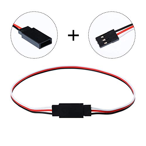 10Pcs 3 Terminal Male To Female Servo Extension Lead Wire Cable 300Mm Red White Black For Rc Airplane (10Pcs) #TOP1