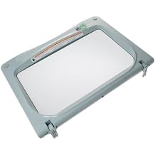 WH10X34977, WH44X32892 CKDX32892X compatible with GE Washer Glass Lid Assembly Top-Load Washer, White fits old number WH10X34977, WH44X32892