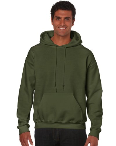 Preisvergleich Produktbild Gildan Heavy Blend Erwachsenen Kapuzen-Sweatshirt 18500 M, Military Green