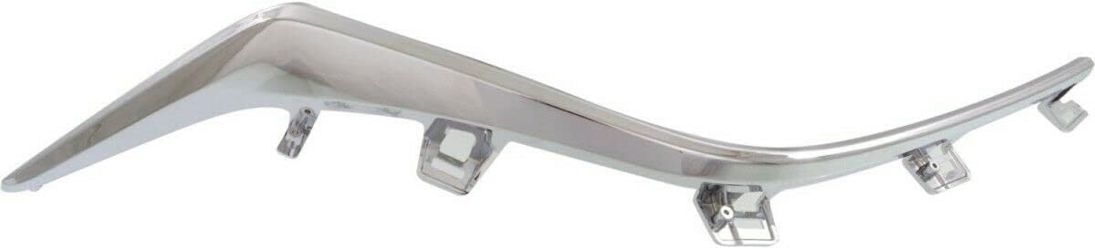 Grille Molding Trims Set Chrome for 2014-2016 Mazda 3 Direct Replacement BHN1507K1A BHN1507J1A