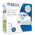 BRITA ON TAP Pro V-MF incl. 1 x filtro acqua rubinetto V-MF (600L) - riduce cloro, 99,99% dei batteri, PFAS - display contalitri digitale - l'imballaggio può variare
