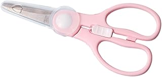 Yardwe Tijeras De Comida Máquina De Picar Carne Cizalla Para Alimentos Preparación De Alimentos Para Bebés Herramienta De Galletas Para Comer Bebés Sicissores De Carne Para Abs Rosa