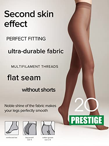 Conte Classic Sheer to Waist Silky Pantyhose Prestige 20 Den3