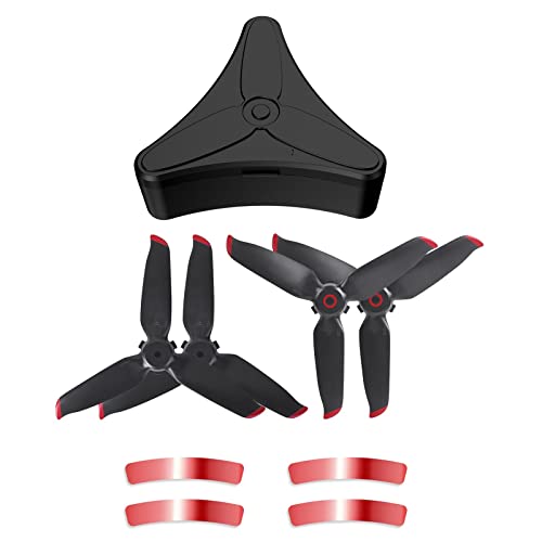 Accessories vy{bNX[P[X 5328S DJI FPV Fly More Comb Drone ANZT[pvyu[h{bNX durable (Color : 2 in 1 red)