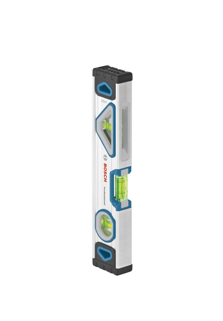 Bosch Professional Su terazisi 25 cm mıknatıs sistemli, çepeçevre okunabilir, alüminyum gövde, sağlam uç kapakları