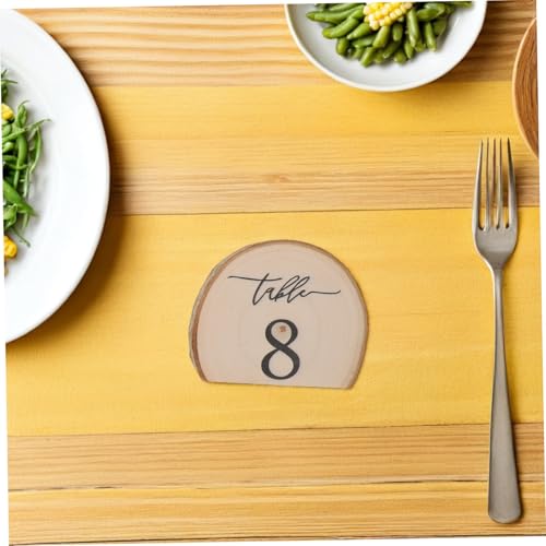 Numéros de table en écorce pour réussir votre plan de table de mariage - 7