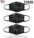 Cameleon Cover - MADE IN USA - Army Camo Fashion Face Mask Covering Washable Cotton Double Layer - 3 PACK (Army Collection)