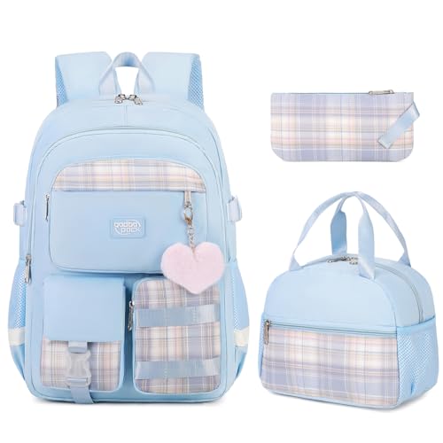 3PCS student backpack for school women college teens