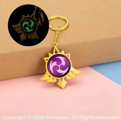 Animeow Anime Keychains Genshin Vision: Electro - Image 6