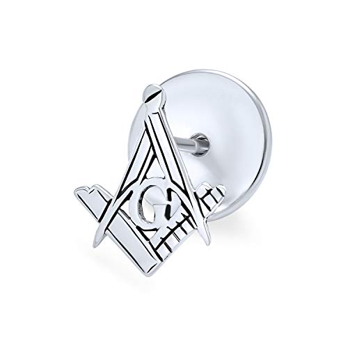 Freemasons Masonic Compass Symbol Lapel Pin Apprentice Square For Men For Women 925 Sterling Silver Freemasons Masonic Compass Symbol Lapel Pin Apprentice Square For Men For Women 925 Sterling Silver