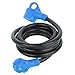 SCITOO 30AMP 10Feet RV Extension Cord,Heavy Duty 3,STW 10AWG/3C gauge wires RV Power Cord for RVs, Generators, Campers, ETL/CETL Listed