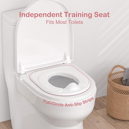 image for CheerTry 2-in-1 Toddler Potty Training Toilet - Larger Potty Chair & D