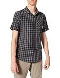 Camisa de manga corta de hombre, Ideal para ir de excursión en primavera y verano, Ajuste activo