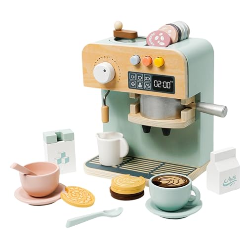 Image of Bnf Simulation Coffee Machine Toy Kids Wooden Coffee Maker for Party Favors Kids|Toys & Hobbies | Educational | Other Educational Toys|1 Simulation Coffee Machine Toy