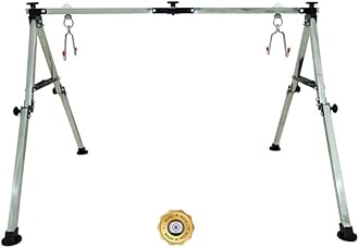 Cora NRI Stainless Steel Baby Boys and Girls Portable Folding Swing Cradle, with Free Baby Indian Style Cotton Hammock/Baby jhula/Baby Swing/Baby Cradle/ghodiyu/parna (Silver) CR107