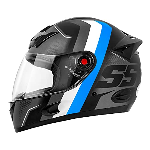 MIXS Capacete MX5 Super Speed 58 Cinza/Azul