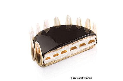 Silikomart professional - Moule insert décor en silicone rond double face - insert décor. Cuisine : Autour de la pâtisserie (Moules en silicone)