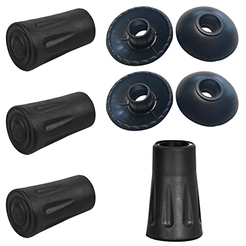 Puntale In Gomma 16 / 18 Mm Per Bastone Da Passeggio - Foto 2