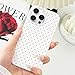 Hython for iPhone 14 Pro Max Case Cute Polka Dot Aesthetic Design Simple Cover 6.7