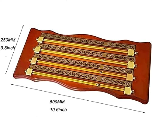 Marcador de billar de madera para colgar en pared miniatura 4