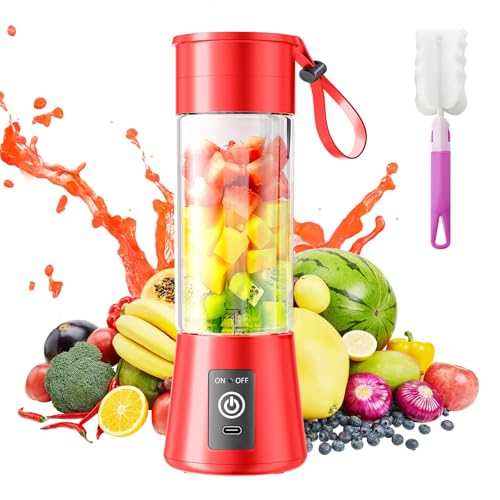 Image of Mini Size Portable Cordless Blender - 2026 Upgraded Blender for Smoothies & Shakes with USB Rechargeable, High Speed of 20,000 Rpm, Freshly Squeezed for Picnic