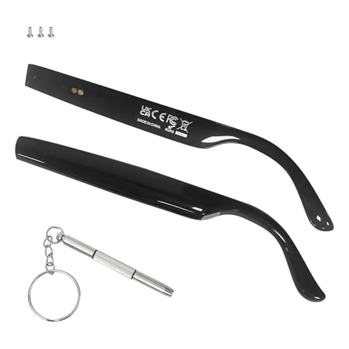GenXenon [Accessory Only–Not Usable Alone] Bluetooth Glasses Arm Replacement Compatible GS06/GS07/GS11 Smart Glasses, Lightweight, Durable, Easy Swap&Repair Smart Sunglasses Temple Backup-Bl