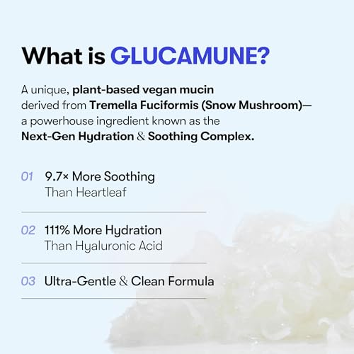 VT COSMETICS Glucamune Facial Toner with Snow Mushroom, Hydrating & Soothing for Dry, Sensitive, and Combination Skin, Vegan Toner, Fragrance-Free, Korean Skincare (6.76 fl. oz.)