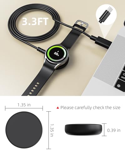 Image of 3.3FT USB C for Samsung Galaxy Watch Charger for Watch 8 /8 Classic