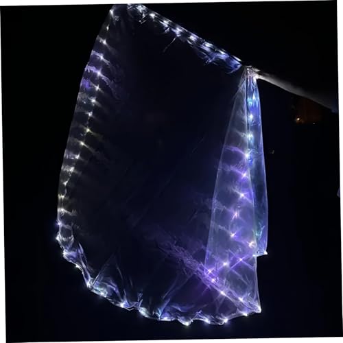 Drapeau LED de danse culte à double usage effet blanc transparent