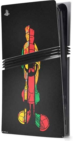 Skinit Decal Gaming Skin Compatible with PS5 Pro Console - Officially Licensed Looney Tunes Marvin The Martian Zoomed in Design