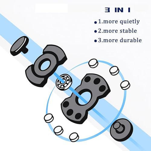 Image of Fidget Slider for Stress Relief, for Focus Enhancement and Relaxation Black Stress Relief Toys Adults with Smooth Quiet Operation Ideal