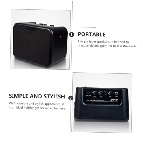 Toyvian Guitarra De Madeira Amplificador De Guitarra Barra De Som Alto-falantes Amplificados Amplifi