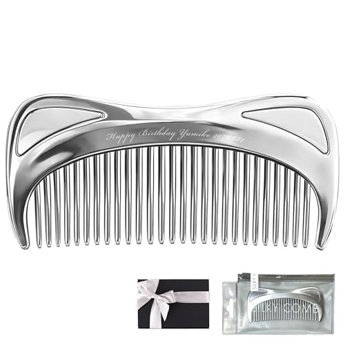 [MRG] �N�������b�L�u���V SILKY COMB �w�A�R�[�� �N�������b�L �L���f�U�C�� ���� �Ód�C�h�~ �c���� �_���[�W�y�� ������ �P�A 2WAY �g�їp �����R�[�� �N���X�}�X�v���[���g (�V���o�[:�����ꂠ��(�M�L��))