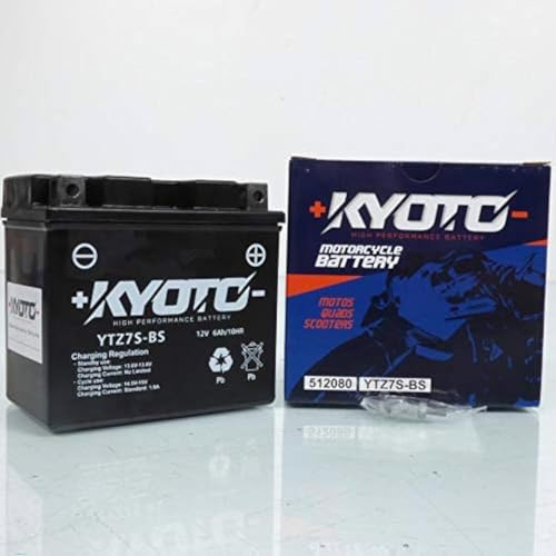 Batería Kyoto (YTZ7-S) precargada lista para usar compatible con Husqvarna TE 450 4T 2006-2010