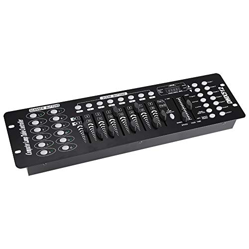 Oreilet Club Light Controller, Selector de polaridad DMX Fácil de Usar 12 escáneres de 16 Canales...