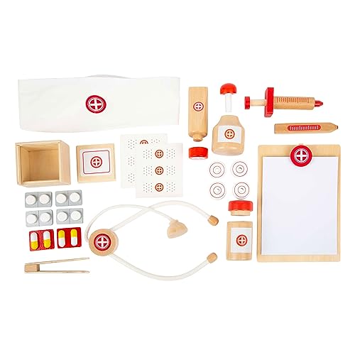 Small foot Wooden Doctor’ Kit lot de jouets en bois 3 y+ 24 pcs - vue 4