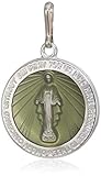 Alex and Ani Divine Guides Women's Mother Mary Miraculous Medal Charm for Bracelets, .925 Sterling...
